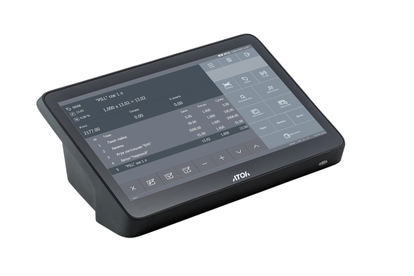 Сенсорный терминал АТОЛ Optima (11.6", J3455, 8 ГБ DDR3L, SSD 128 Гб M.2, без АКБ, Windows 10 IoT.). V7